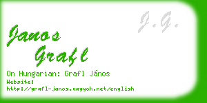 janos grafl business card